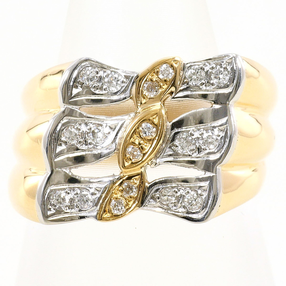 VINTAGE 18k Gold Diamond Ring